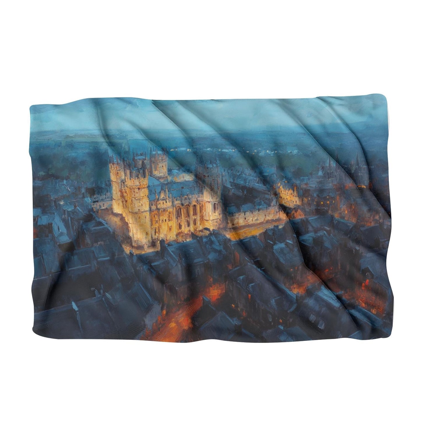 Lincoln Castle Twilight Blanket