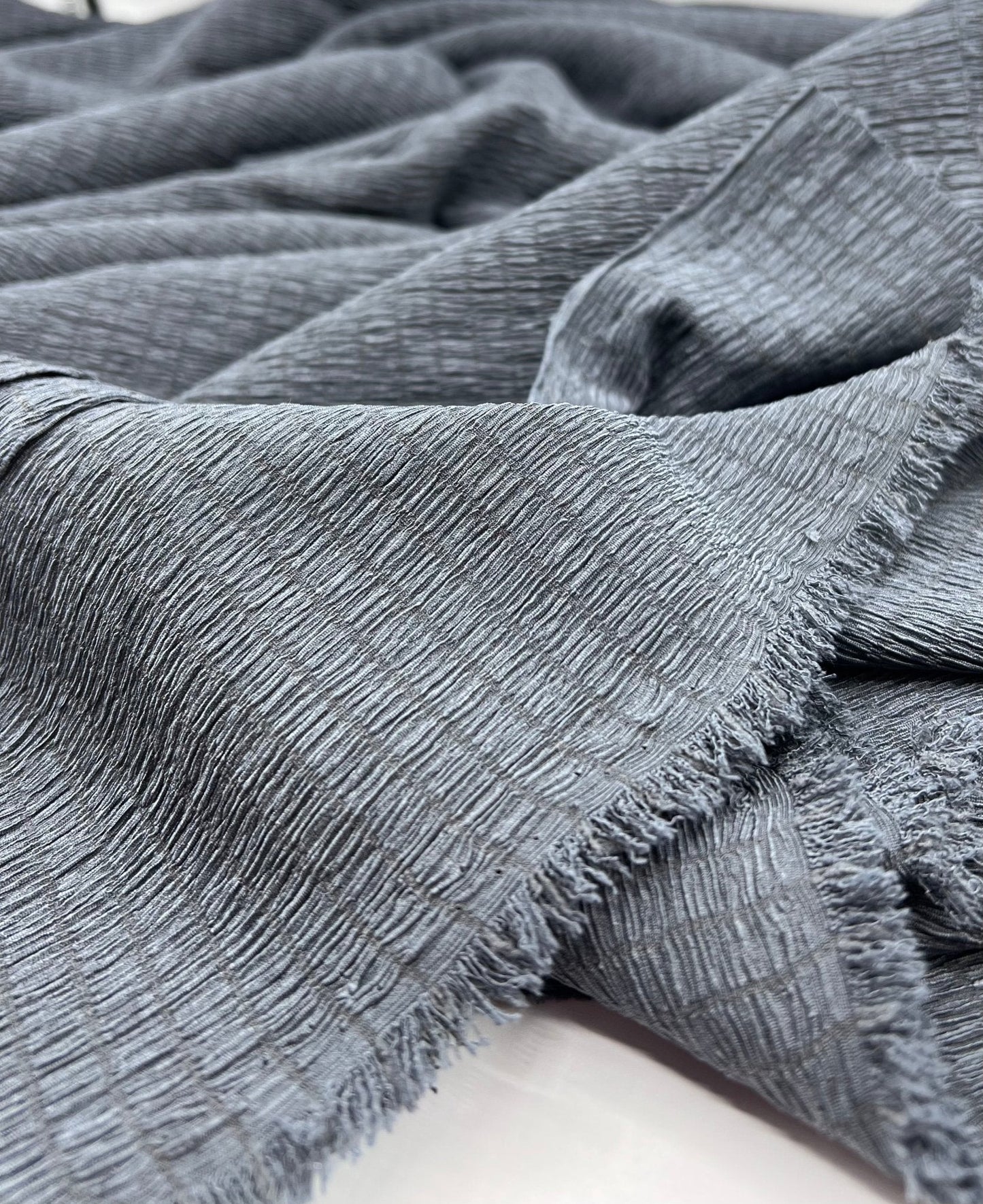 Slate Textured Tree Bark Stretch Dress Craft Fabric