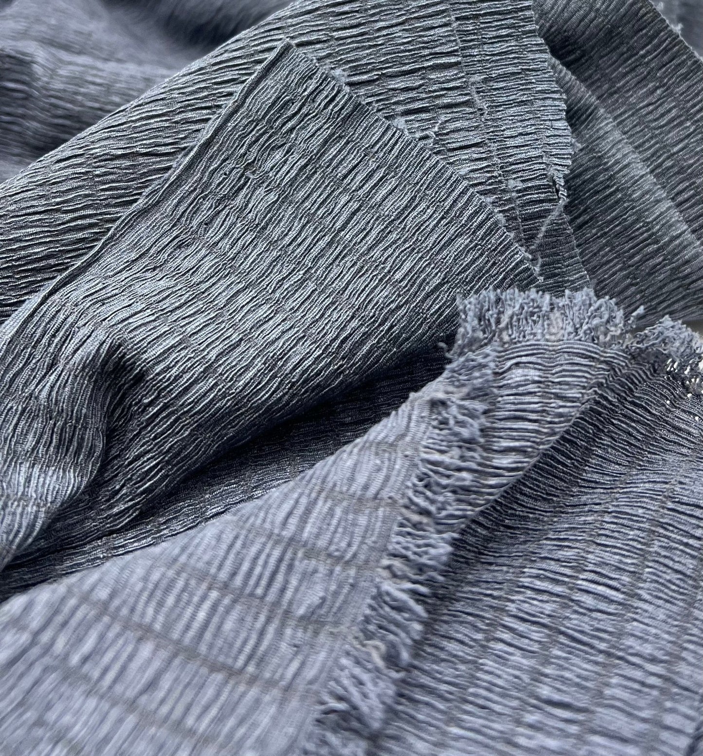 Slate Textured Tree Bark Stretch Dress Craft Fabric