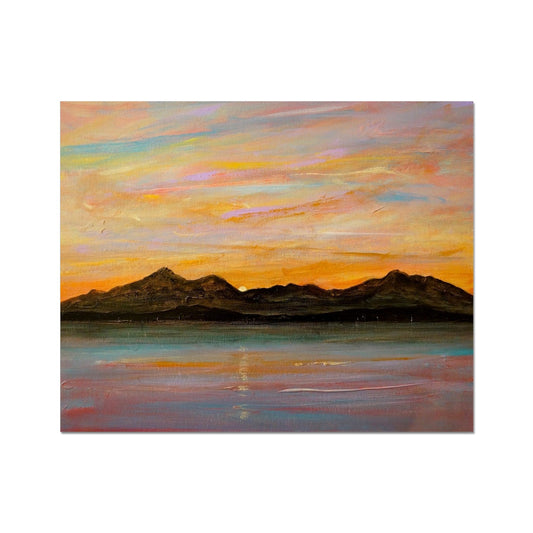 The Sleeping Warrior Arran Artist Proof Collector Print