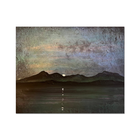 Sleeping Warrior Moonlight Arran Artist Proof Collector Print