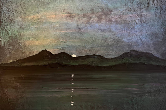 The Sleeping Warrior Moonlight Arran | Statement Interior Wall Art from Scotland