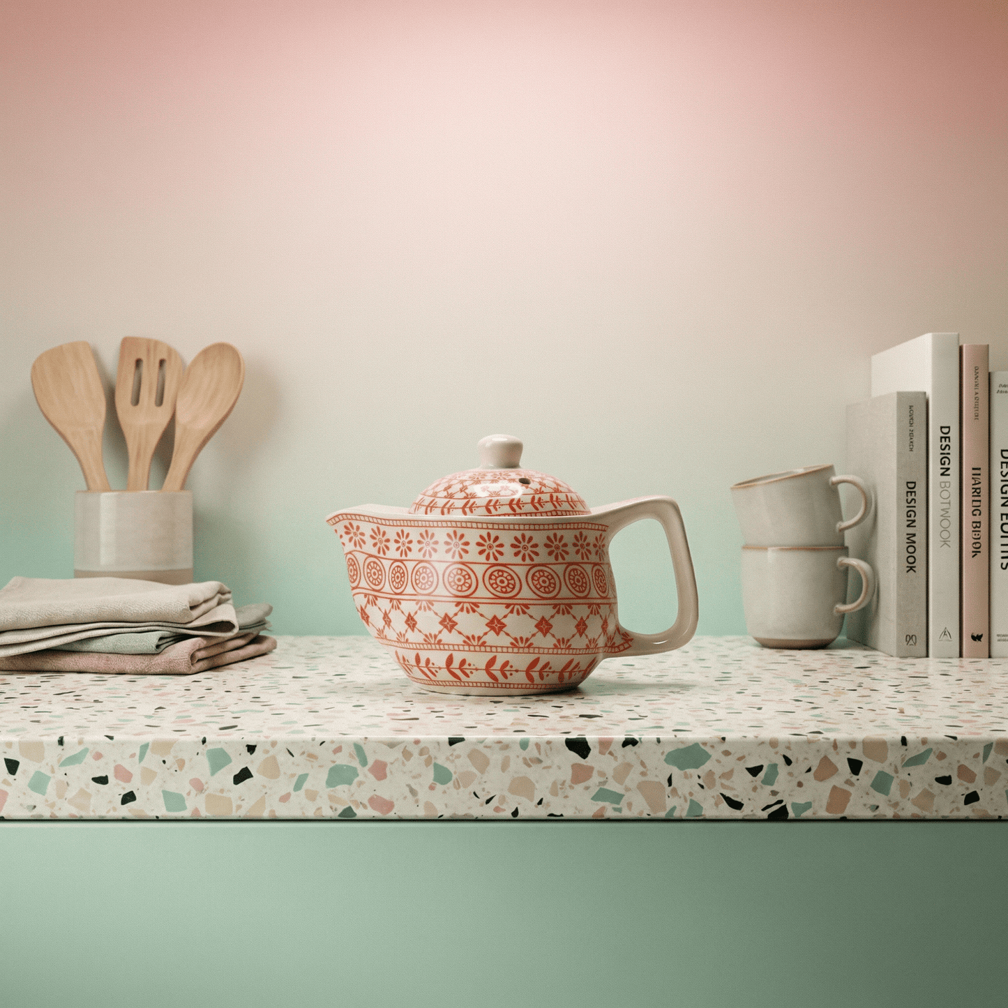 Small Herbal Teapot - Amber