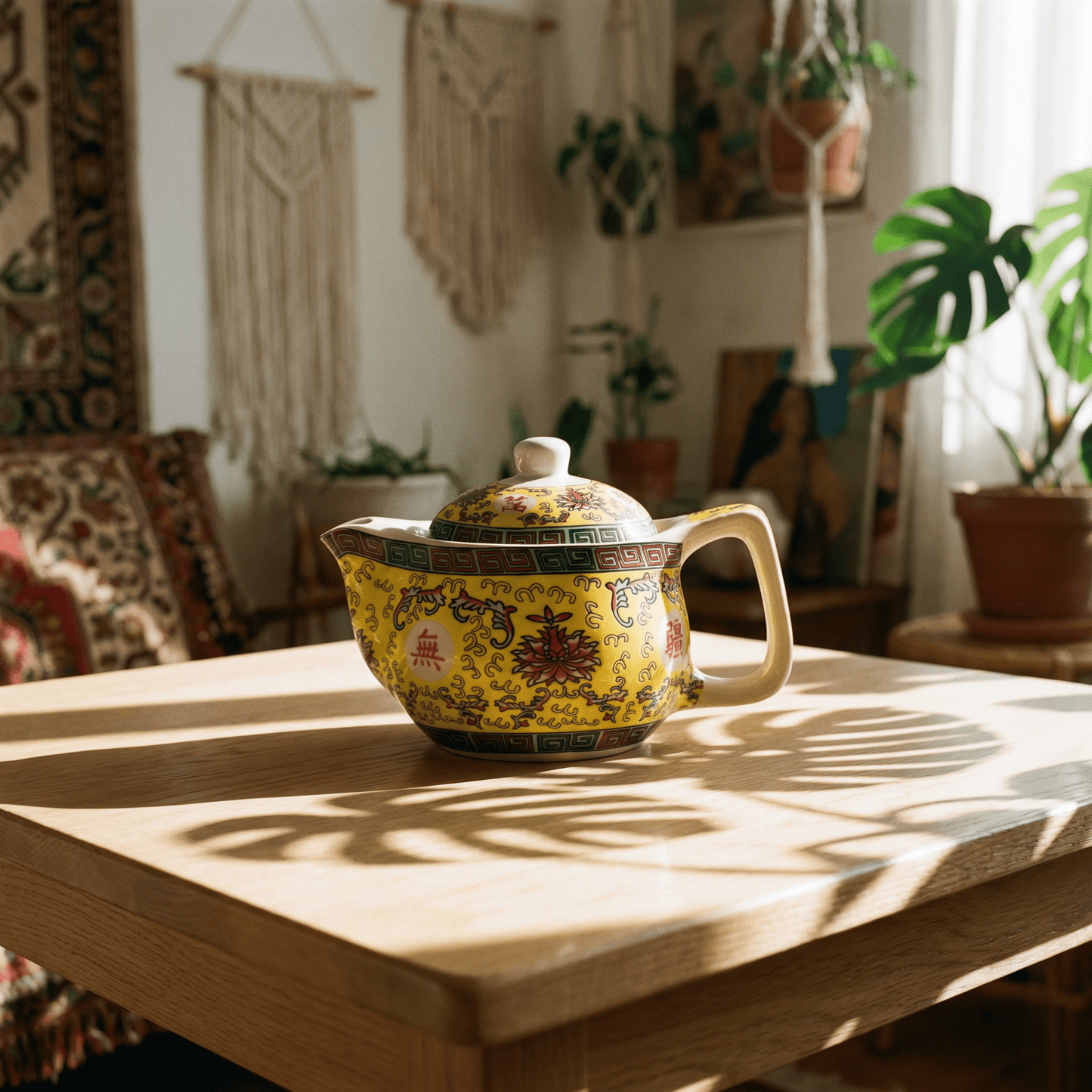 Small Herbal Teapot - Long Life Oriental