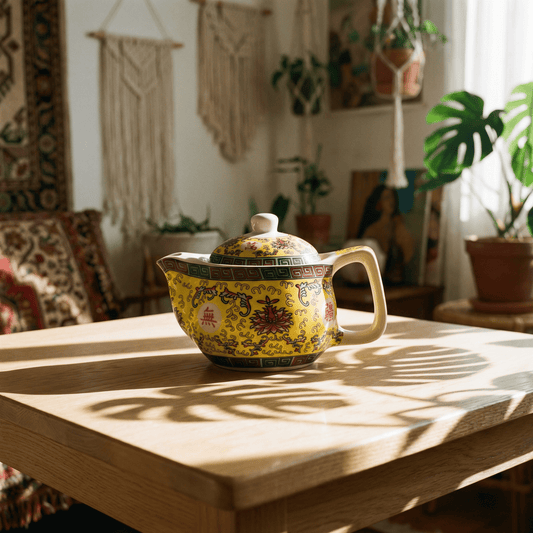 Small Herbal Teapot - Long Life Oriental