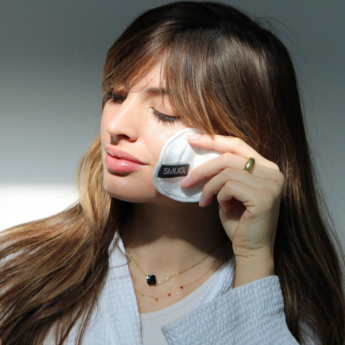 Reusable Bamboo Cotton Cleanse Pads with Mesh Wash Bag