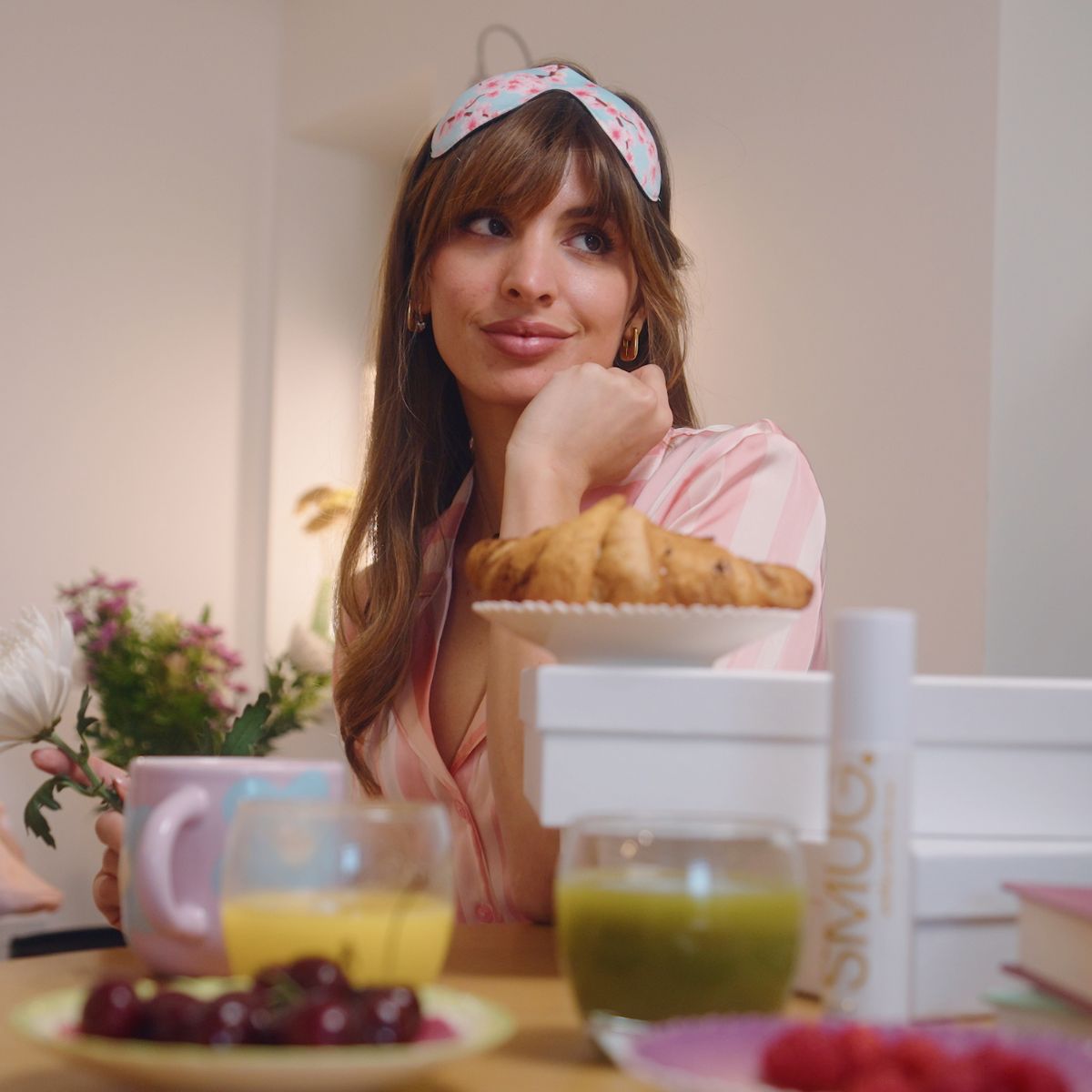 Sleepover Set, Cherry Blossom Print