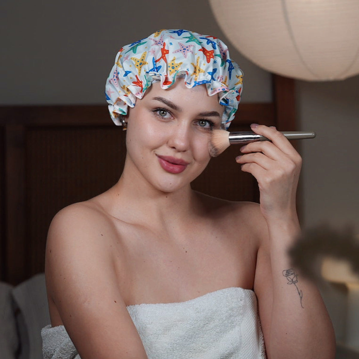 Shower Cap - Starfish Print