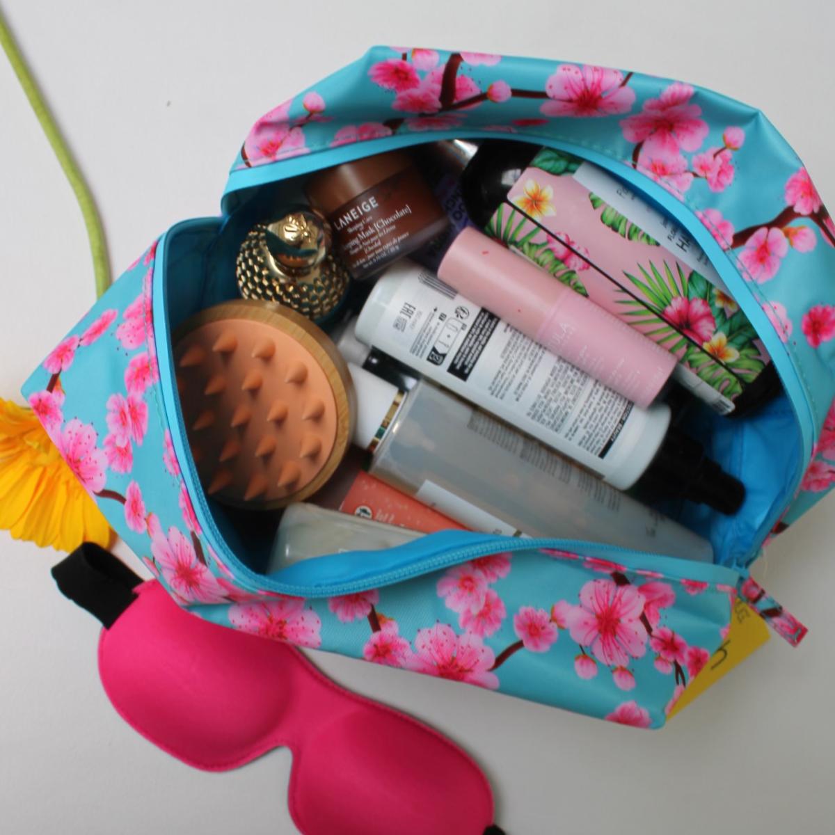 Wash Bag - Cherry Blossom Print