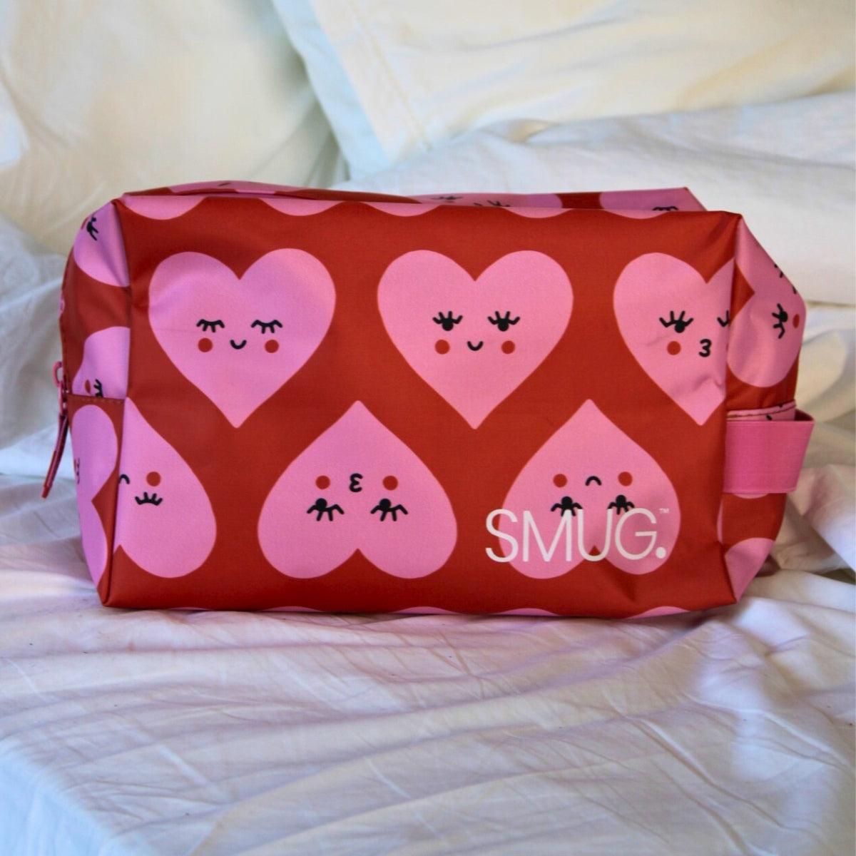 Wash Bag - Hearts Print
