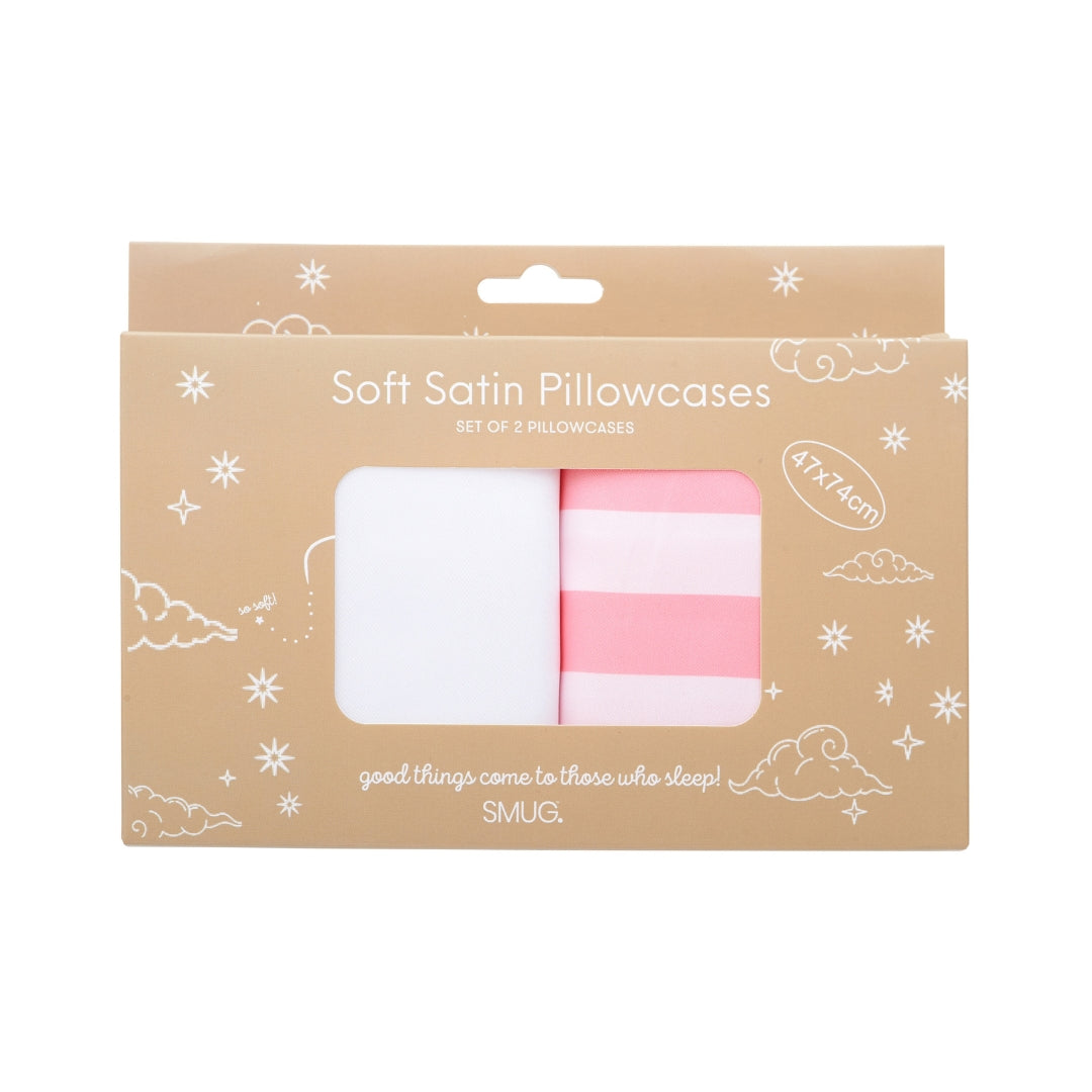Soft Satin Pillowcase Set, Candy Shop