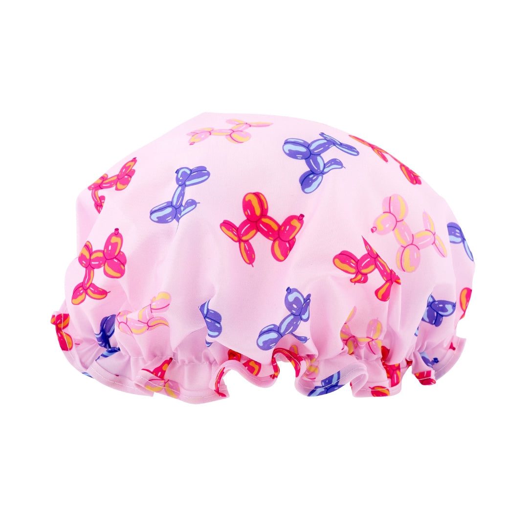 Shower Cap - Bubble Pup Print