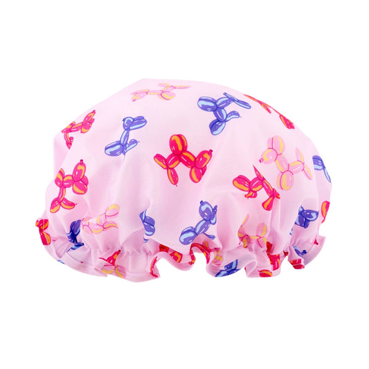 Shower Cap - Bubble Pup Print