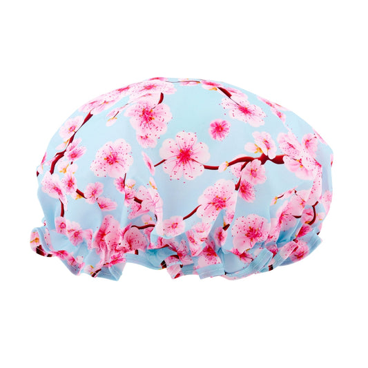 Shower Cap - Cherry Blossom Print