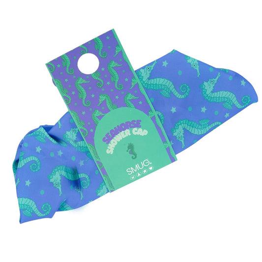 Shower Cap - Seahorse Print