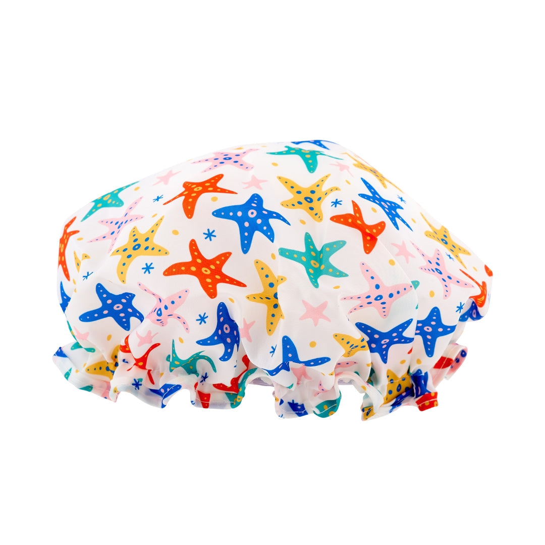 Shower Cap - Starfish Print