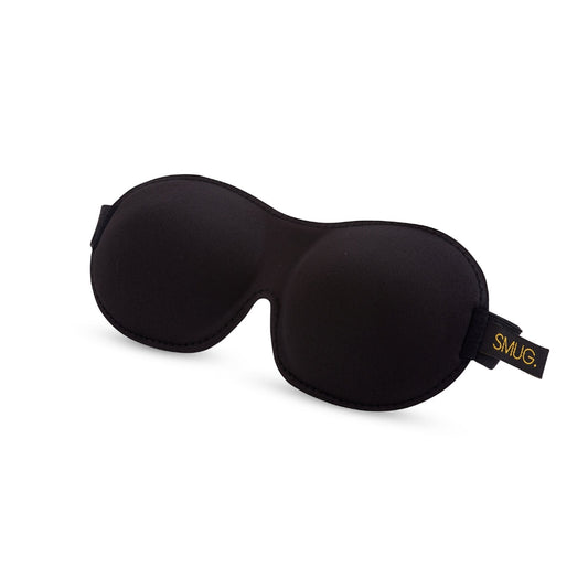 Contoured 3D Blackout Sleep Mask - Black