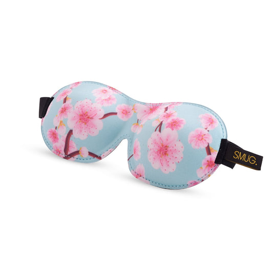 Contoured 3D Blackout Sleep Mask - Cherry Blossom Print