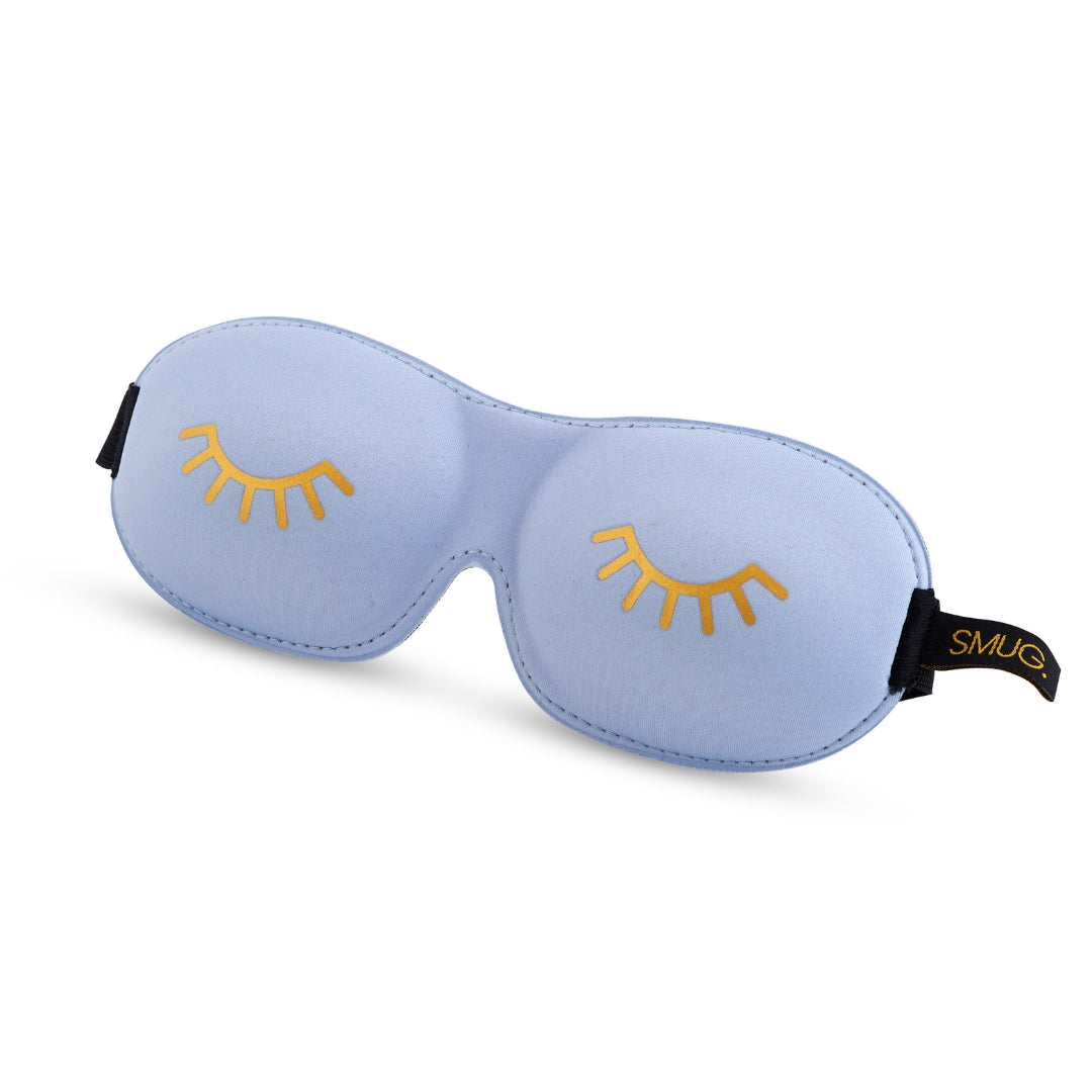 Contoured 3D Blackout Sleep Mask – Wink Baby Blue