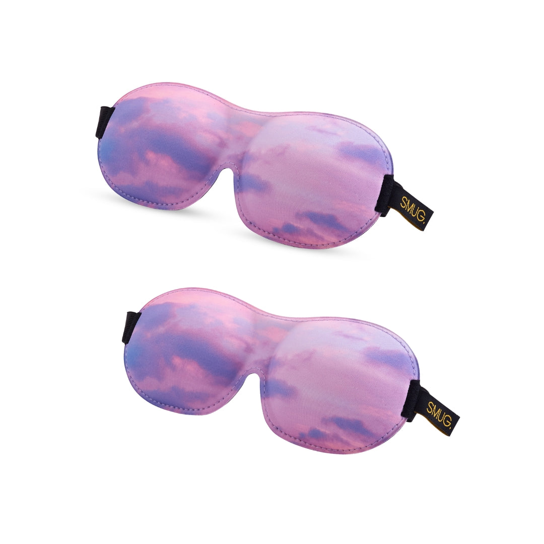Contoured Sleep Mask Twin Pack Sets - Various Designs