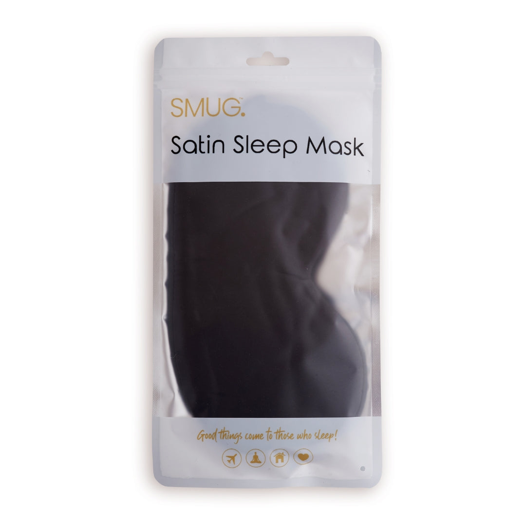 Satin Sleep Mask - Black