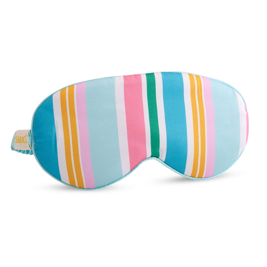 Satin Sleep Mask - Bold Stripe Print