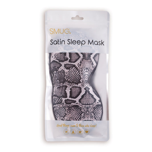 Satin Sleep Mask - Snake Print
