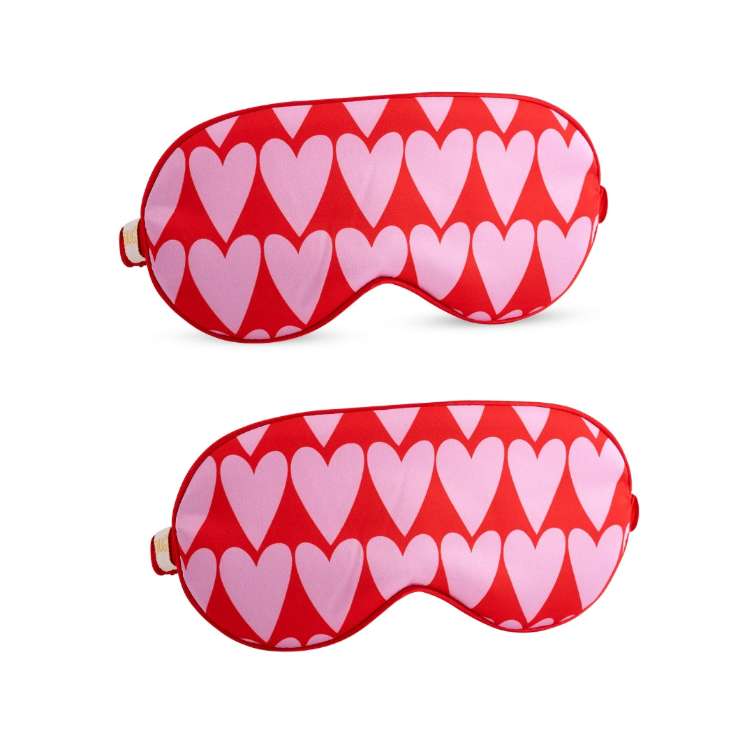 Satin Sleep Mask Twin Pack Sets - Various Designs