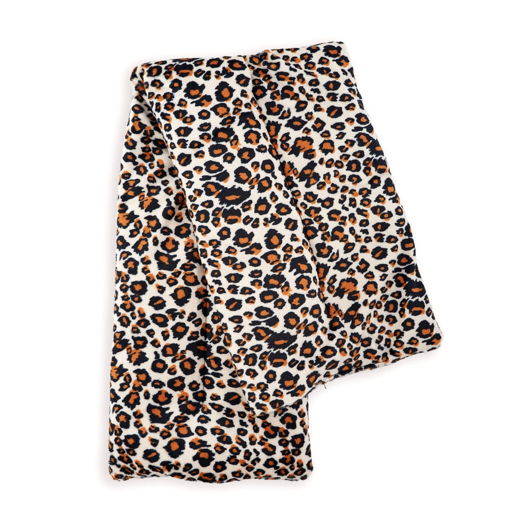 Soothing Body Wrap Wheat Bag Infused with Lavender Oil - Leopard Print