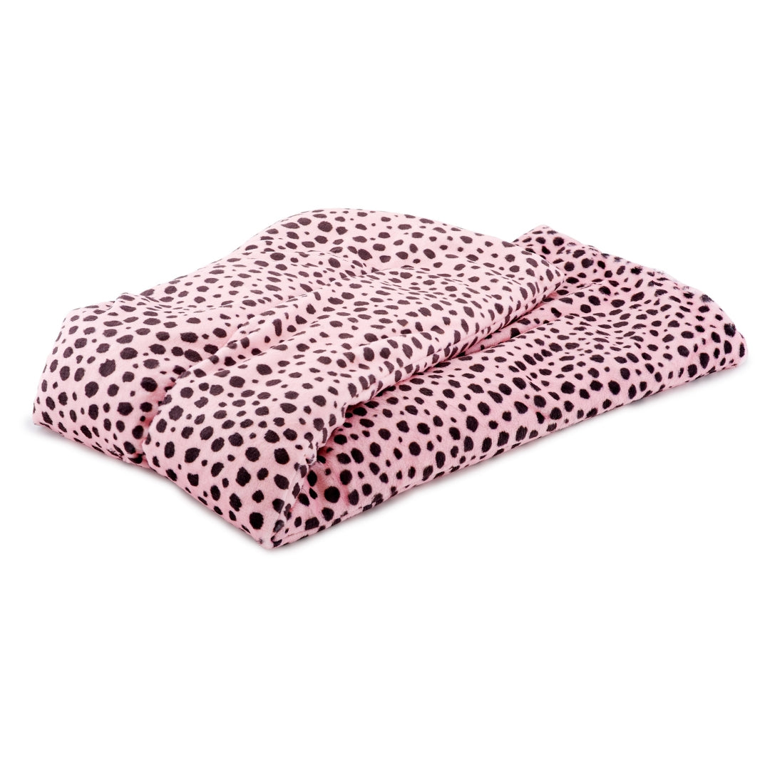 Soothing Body Wrap Wheat Bag Infused with Lavender Oil - Pink Dalmatian