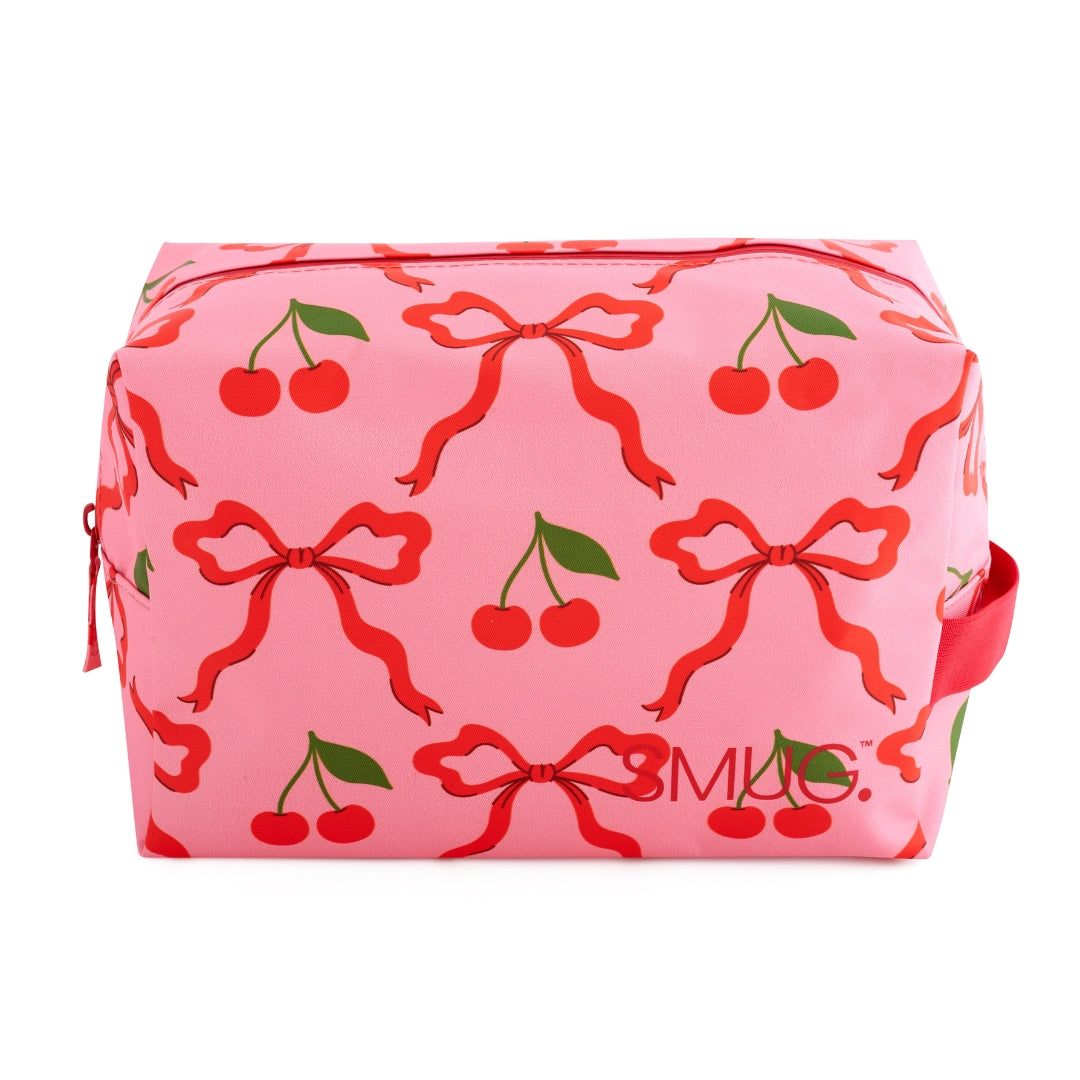 Wash Bag - Red Cherries Print