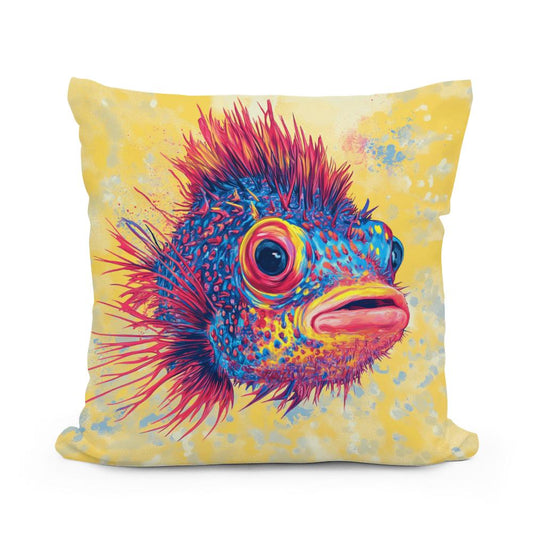 Pufferfish Radiance Cotton Cushion