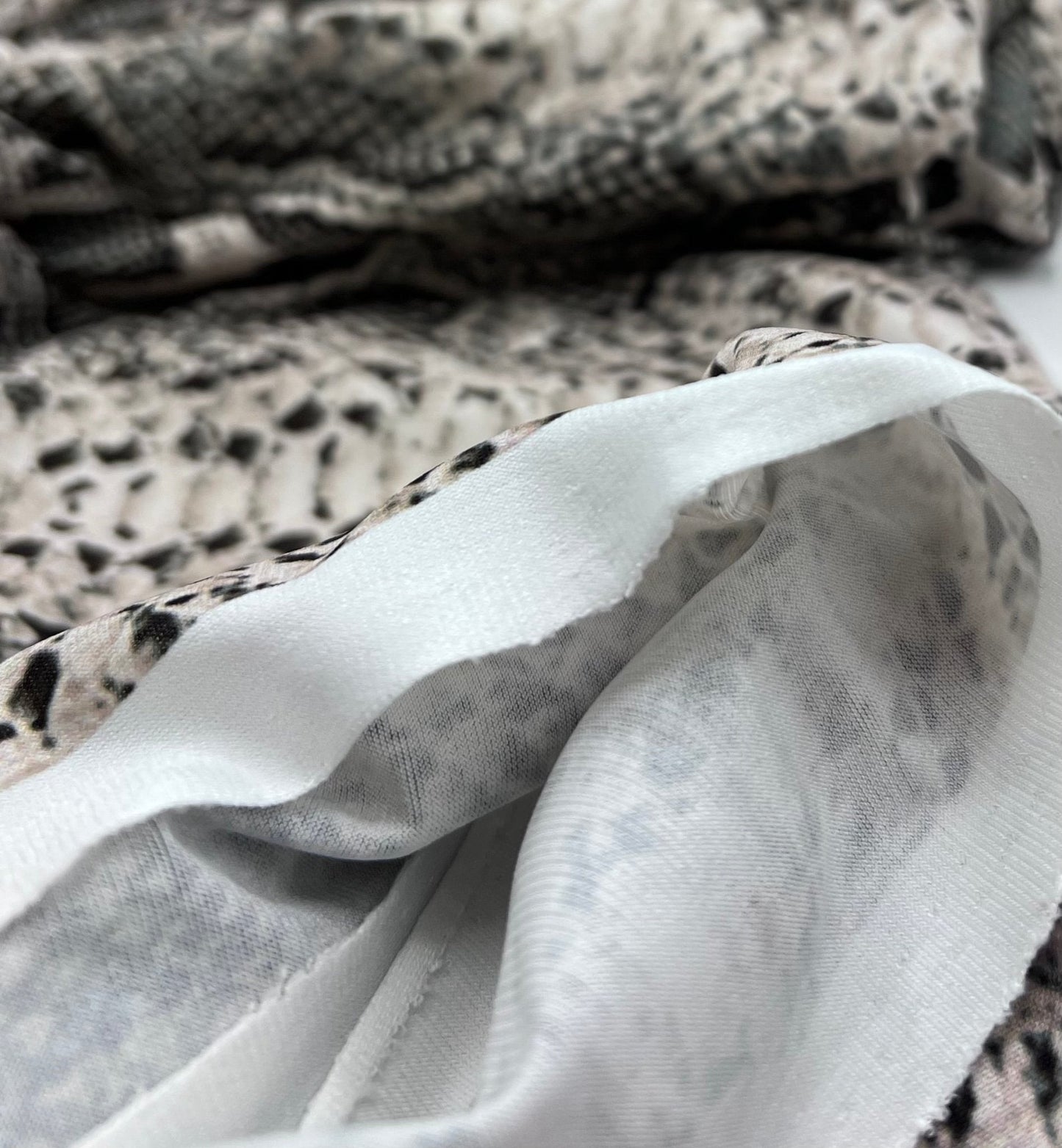 Snake Skin ITY Fabric