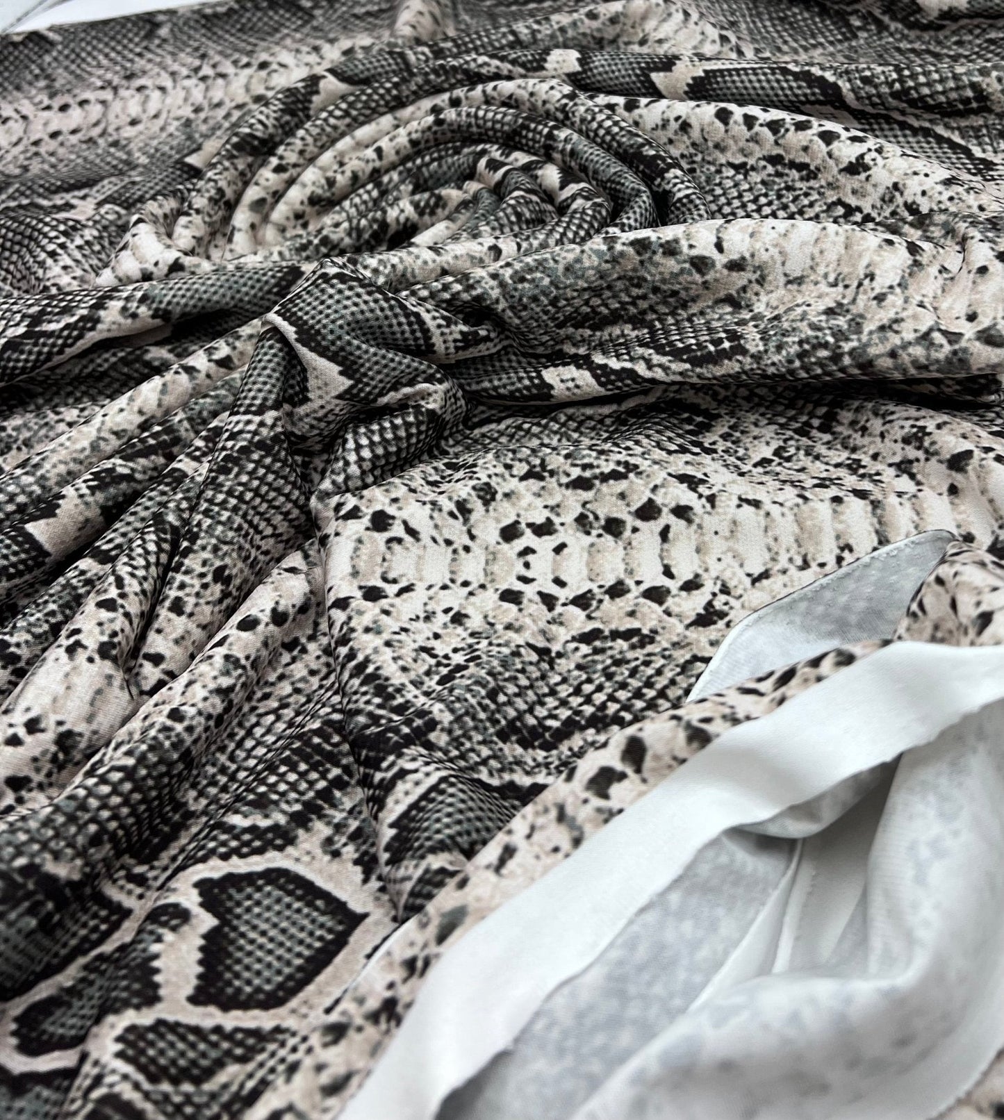 Snake Skin ITY Fabric