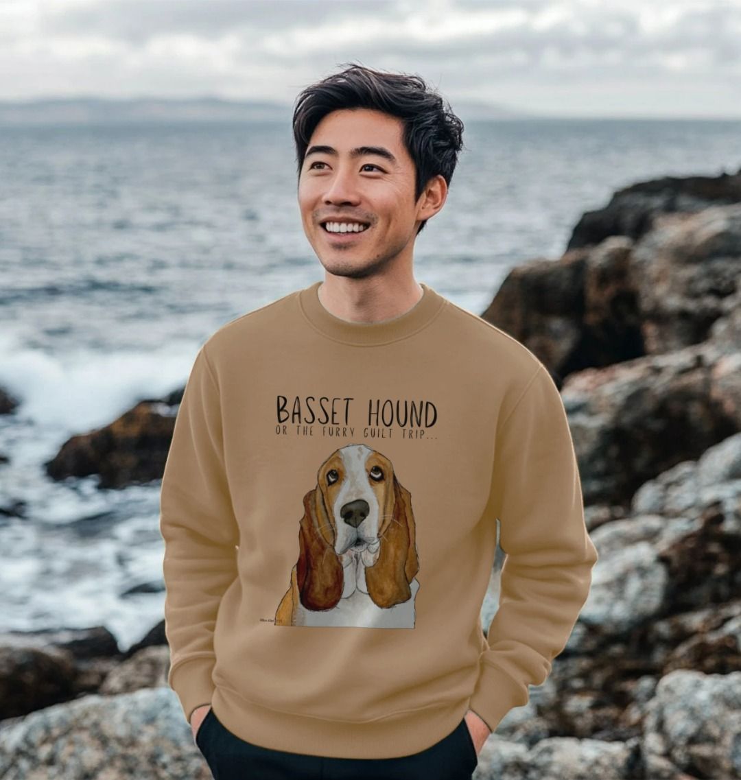 Basset Hound Crew Neck Sweatshirt: The Ultimate Furry Guilt Trip