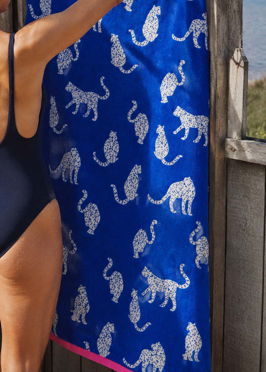 Snow Leopards Organic Cotton Towels