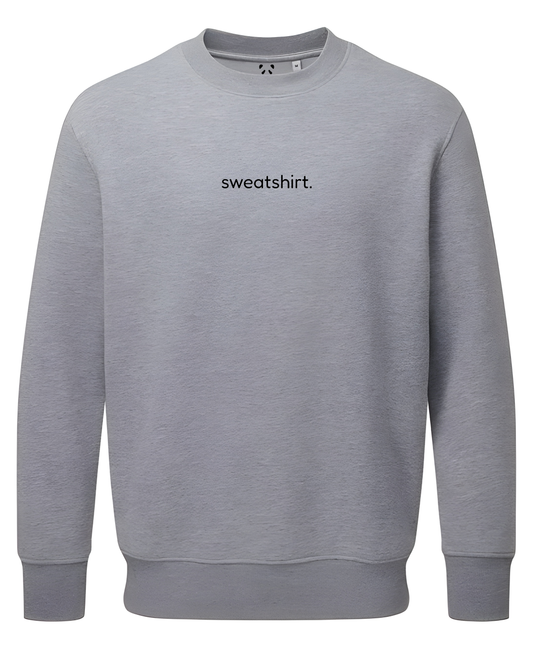 simple. sweatshirt. grey-marl.