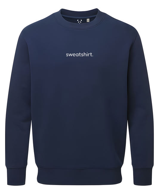 simple. sweatshirt. french-navy.