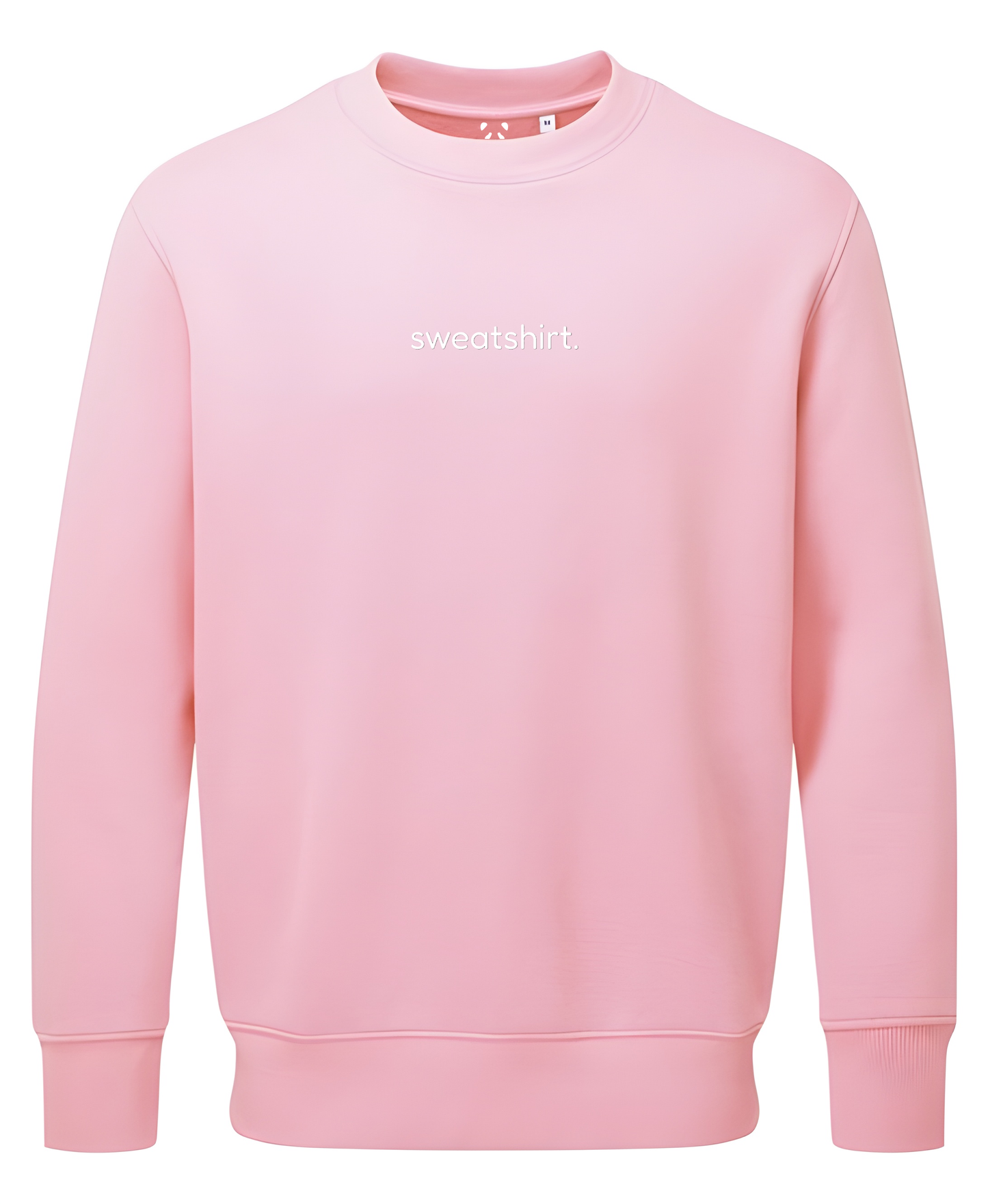simple. sweatshirt. pink.