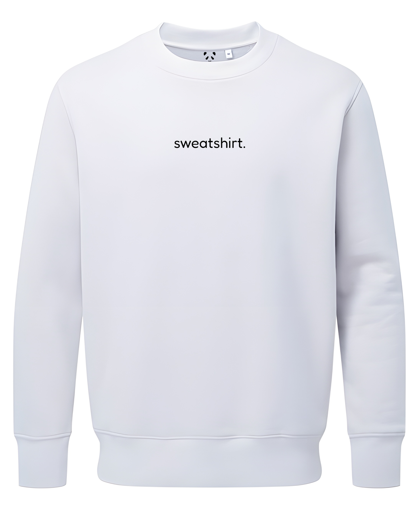 simple. sweatshirt. white.
