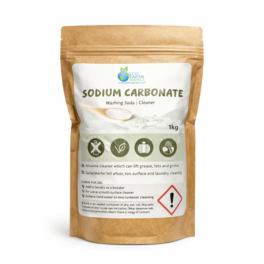 Sodium Carbonate 1kg – Washing Soda (UK Made)