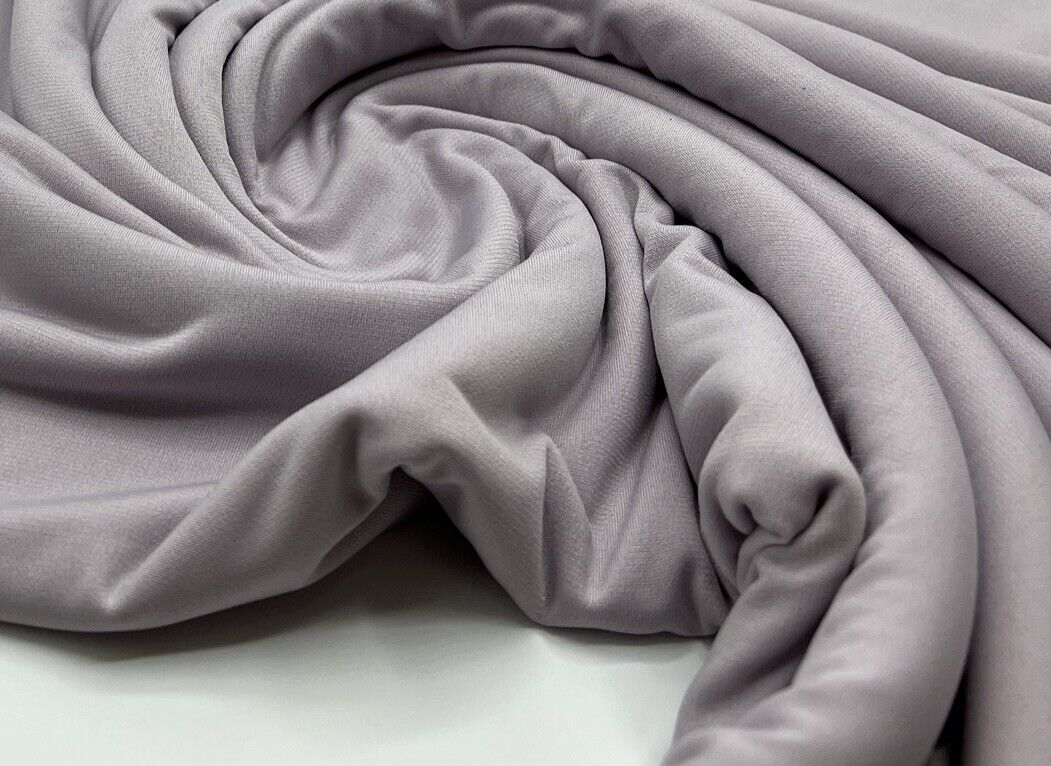 Plain Lilac ITY Fabric 4 Way Stretch