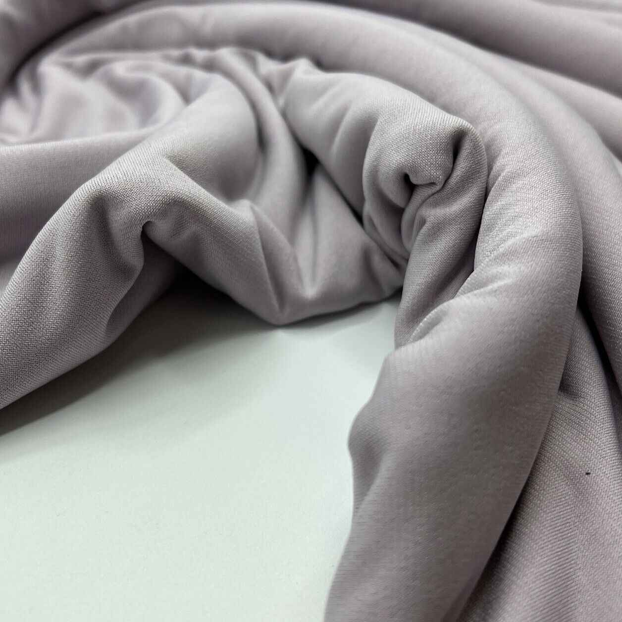 Plain Lilac ITY Fabric 4 Way Stretch