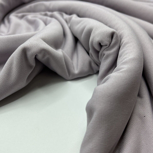 Plain Lilac ITY Fabric 4 Way Stretch