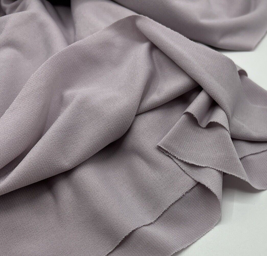 Plain Lilac ITY Fabric 4 Way Stretch