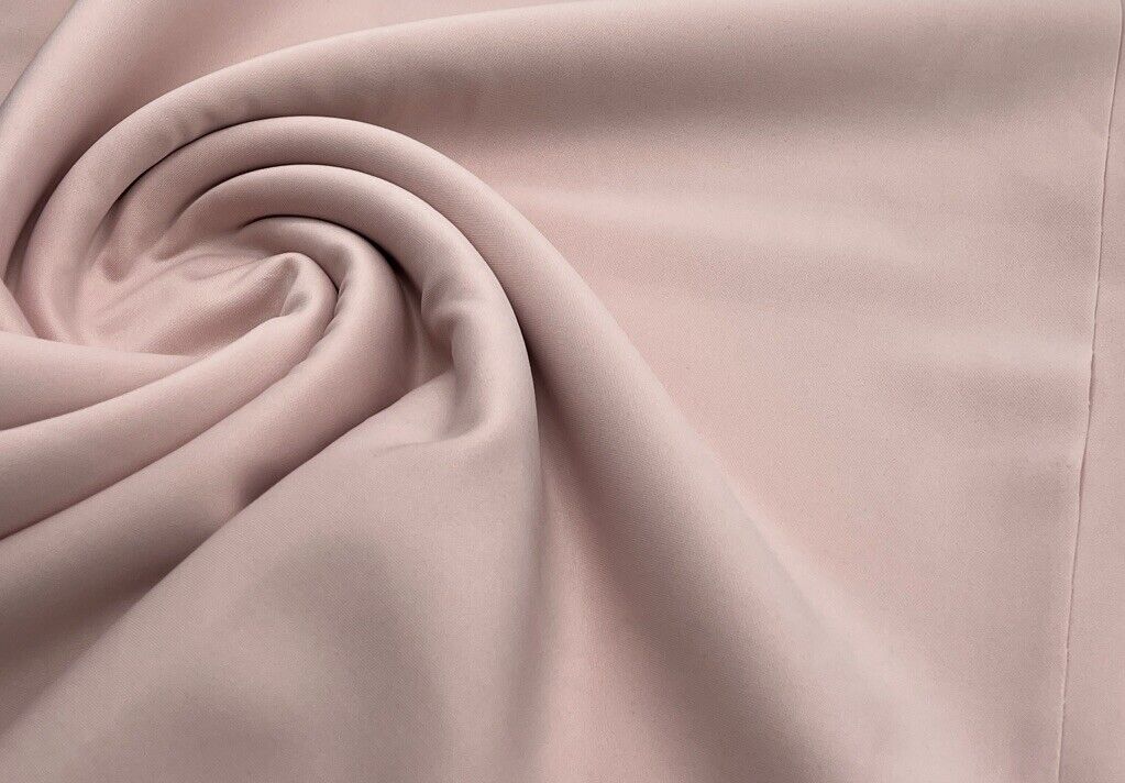 Soft Pink Plain Scuba 4 Way Stretch Smooth Jersey Fabric