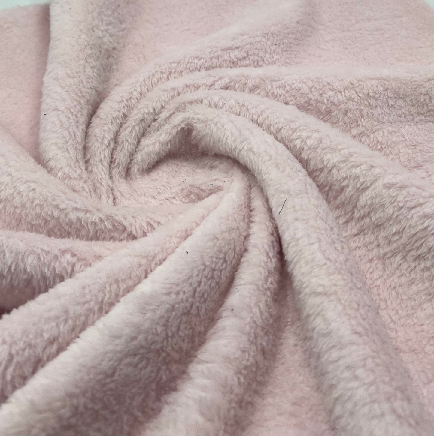 Soft Pink Super Soft Plain Cuddle Fleece Fabric Blanket Loungewear