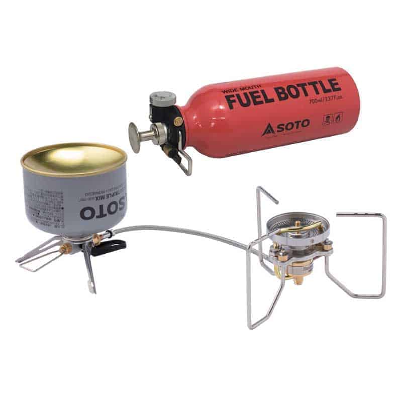 Soto Stormbreaker  Multi Fuel Stove With Fuel Bottle