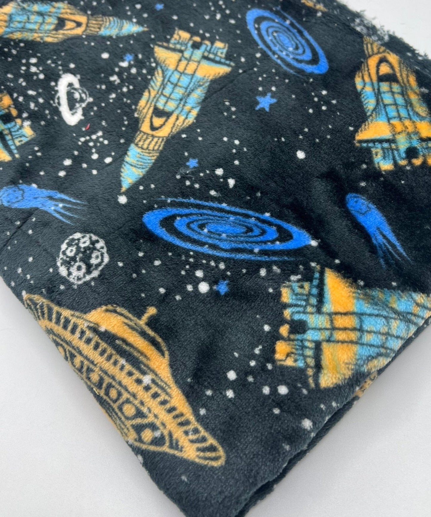 Space Age Cuddle Fleece Fabric Blanket Loungewear