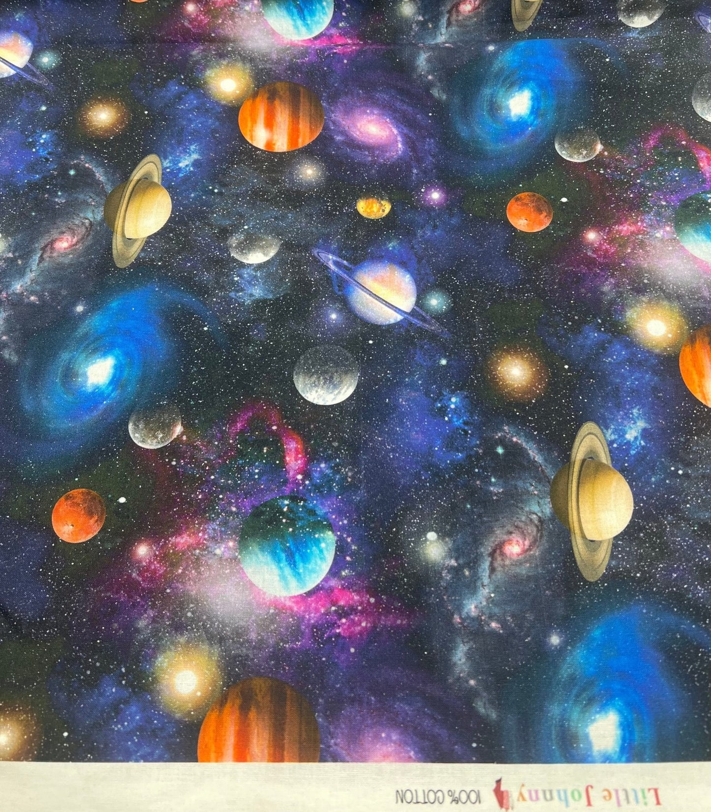 Space Universe Cotton 115 GSM 100% Cotton Fabric